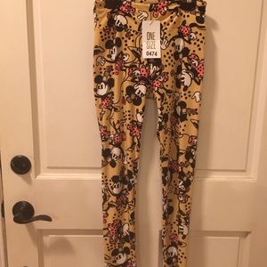 Rare OS LuLaroe Disney Minnie Mouse leggings